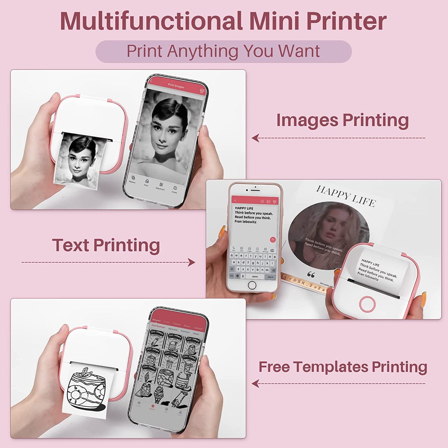 MicroMini's Pocket Printer™ - Mini Bluetooth Printer